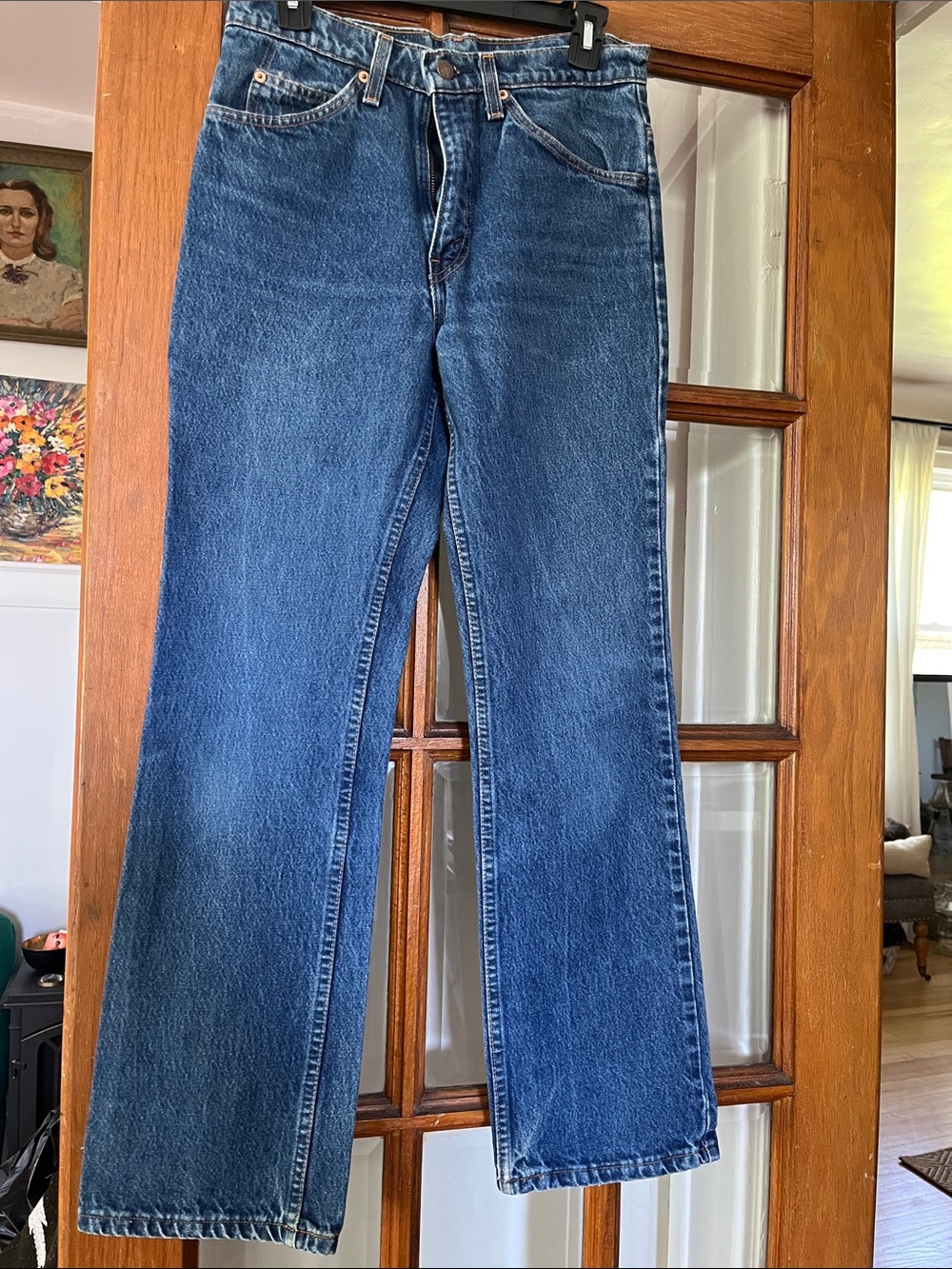 Levi's vintage Straight-Leg Jeans in Deep Blue Wash 507